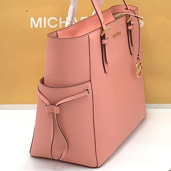 MICHAEL KORS 
Gilly Large Saffiano Leather Tote Bag PRIMROSE COLOR - Picture 4 of 16